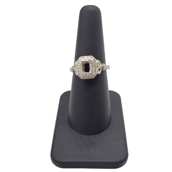 14K WHITE GOLD SEMI-MOUNT DIAMOND RING SZ. 6.5 / 4.00G / .54 CTW (FDC001447)